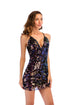 Elegant Sleeveless Sequin Dress for Women's Evening and Party Occasions